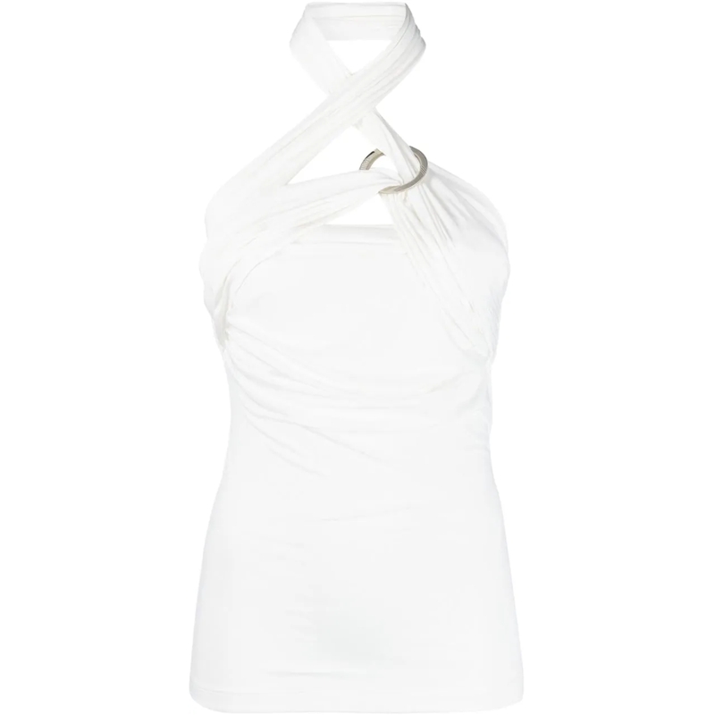 The Attico T-Shirt Top White weiß
