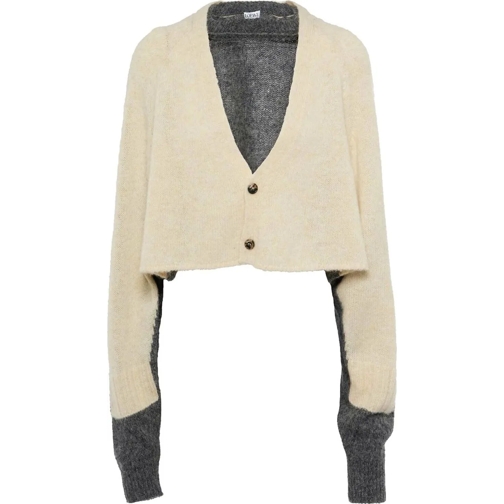 Loewe  Loewe Cropped Wool Cardigan gelb