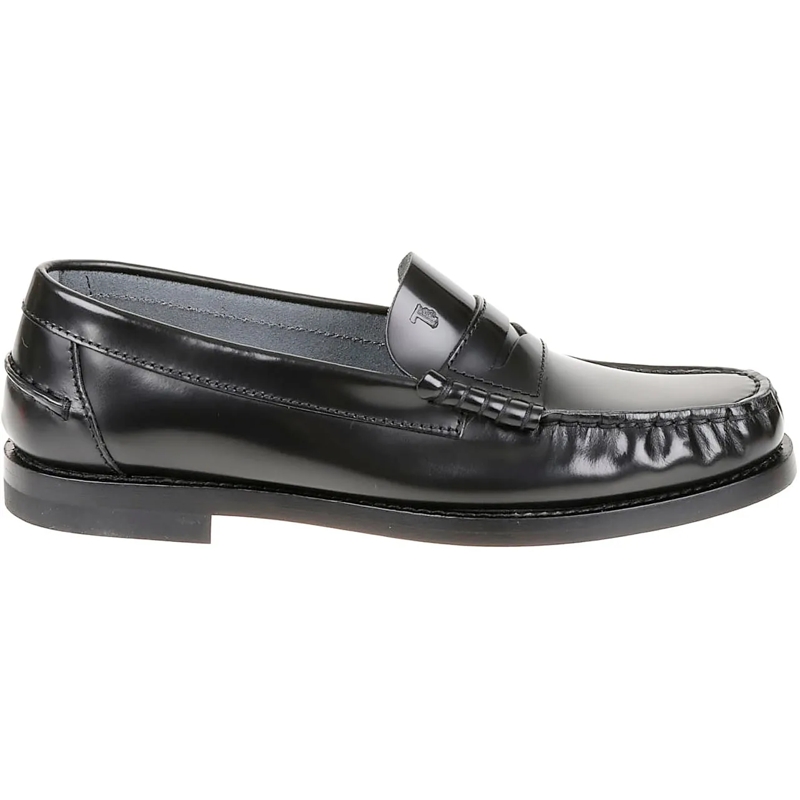 Tod's Sneaker basse Flat Shoes Black schwarz