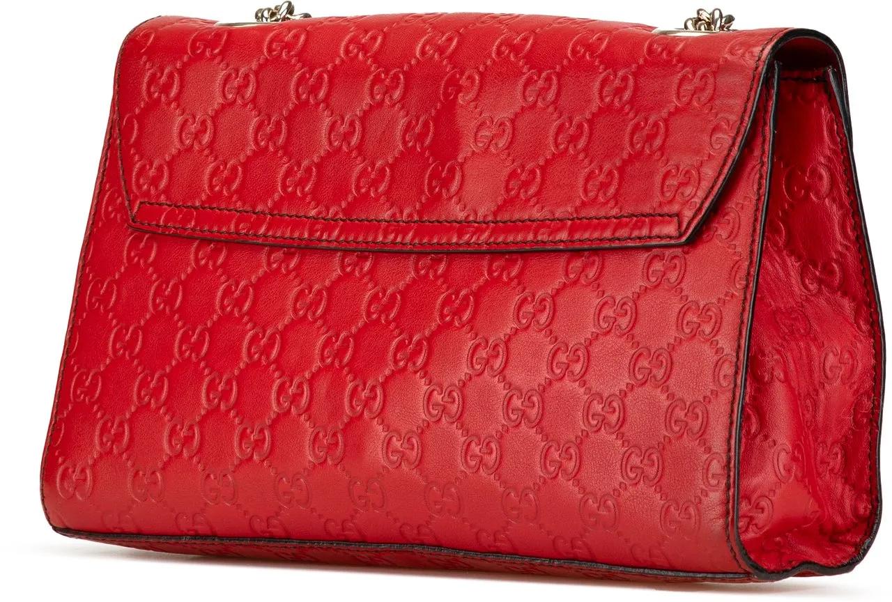 Thumbnail - Gucci Hobo Bags - Medium Guccissima Emily Shoulder Bag - Gr. unisize - in Rot - für Damen
