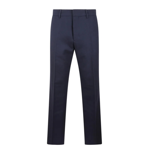 AMI Paris  Straight Fit Trousers Blue