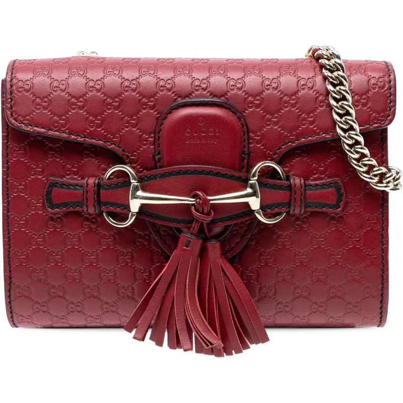 Gucci Sac à bandoulière Mini Microguccissima Emily Crossbody rot
