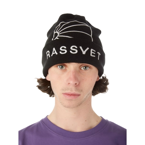 Rassvet Mütze mit Logo black black 