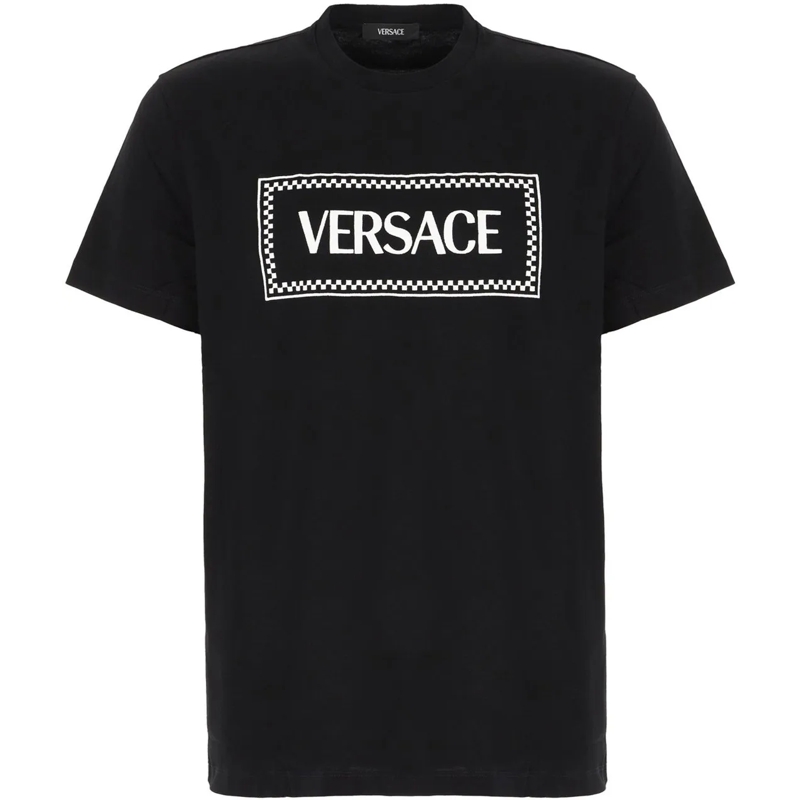 Versace T-shirt Versace Black cotton t-shirt schwarz