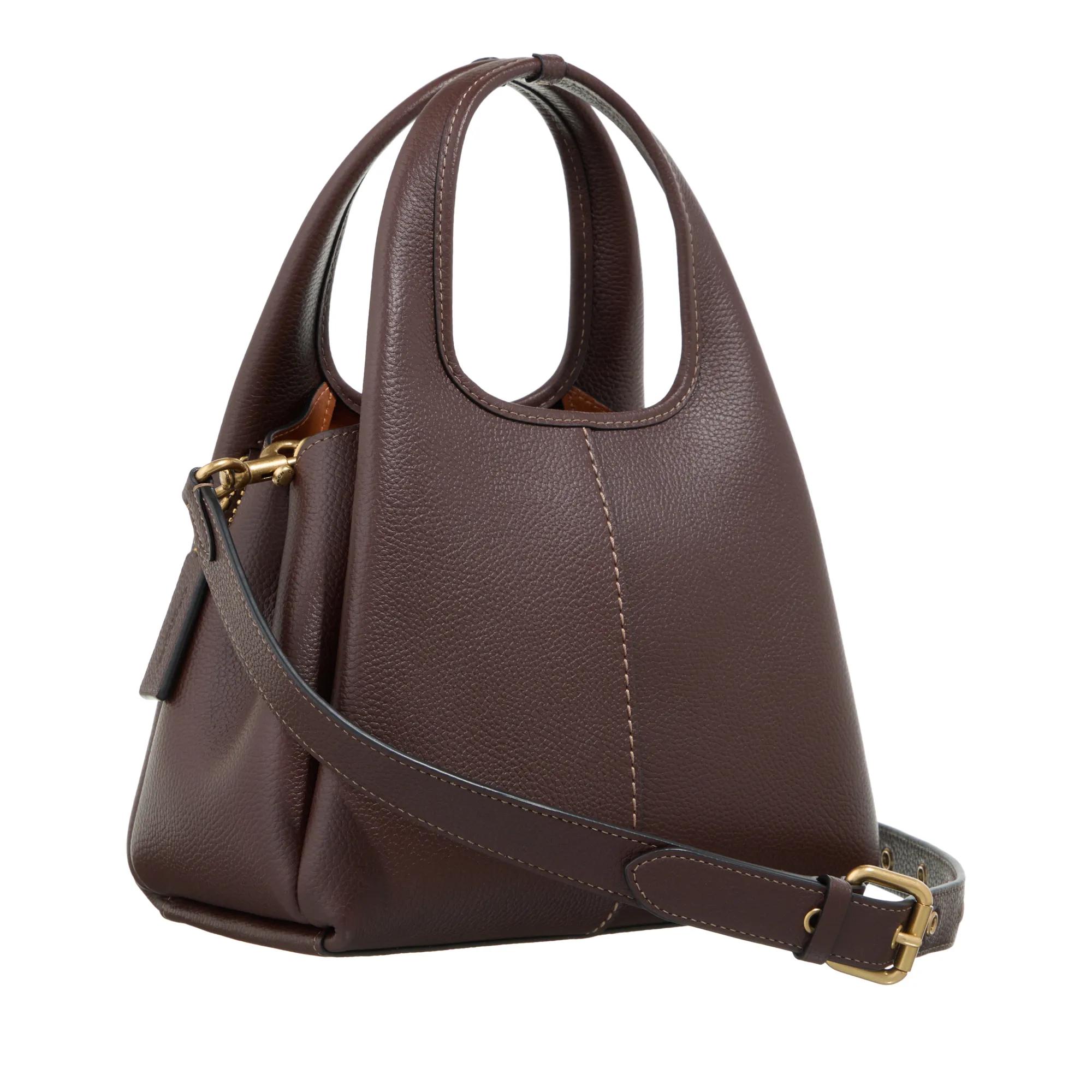 Coach Crossbody bags Polished Pebble Leather Lana Shoulder Bag 23 in bruin