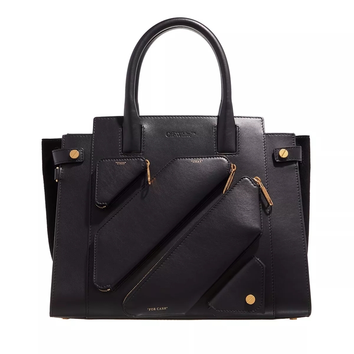 Off-White City Tote L Top Handle Black, Tote