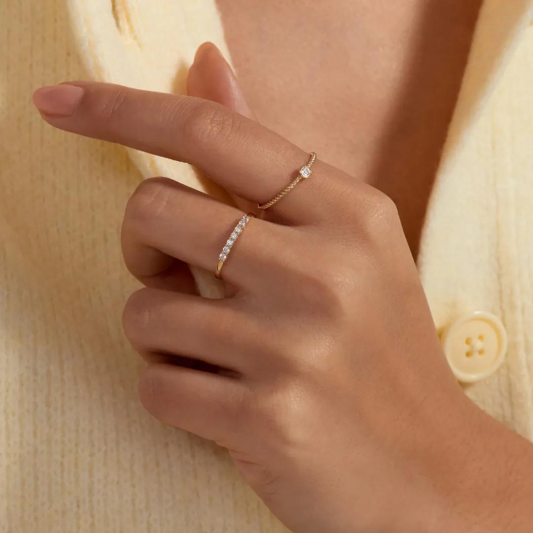 Thumbnail - BELORO Ring - Monte Napoleone Elena Ring - Gr. 50 - in Gold - für Damen