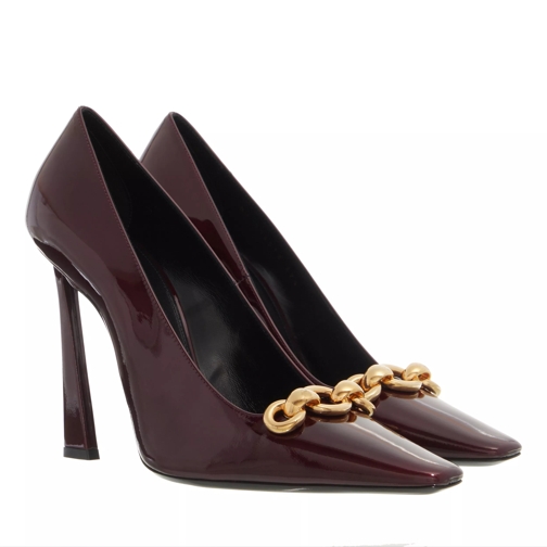 Saint Laurent Pump Silvana Patent Leather Pumps Deep Bordeux