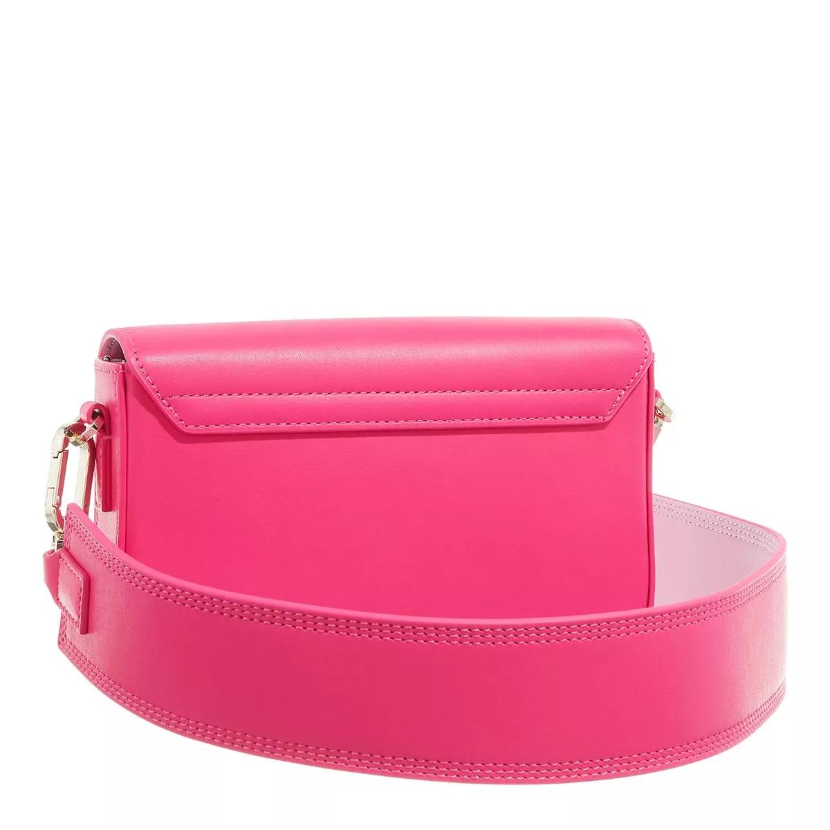 Tommy Hilfiger Crossbody bags Turnlock Leather Journee Tl in poeder roze