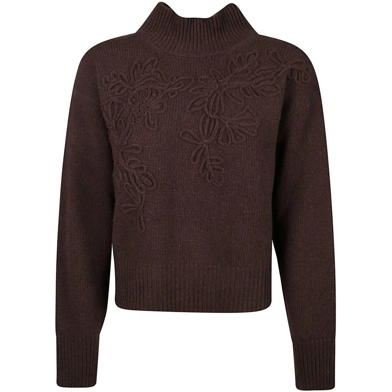 Ermanno Firenze  Turtle Neck Sweater Brown braun