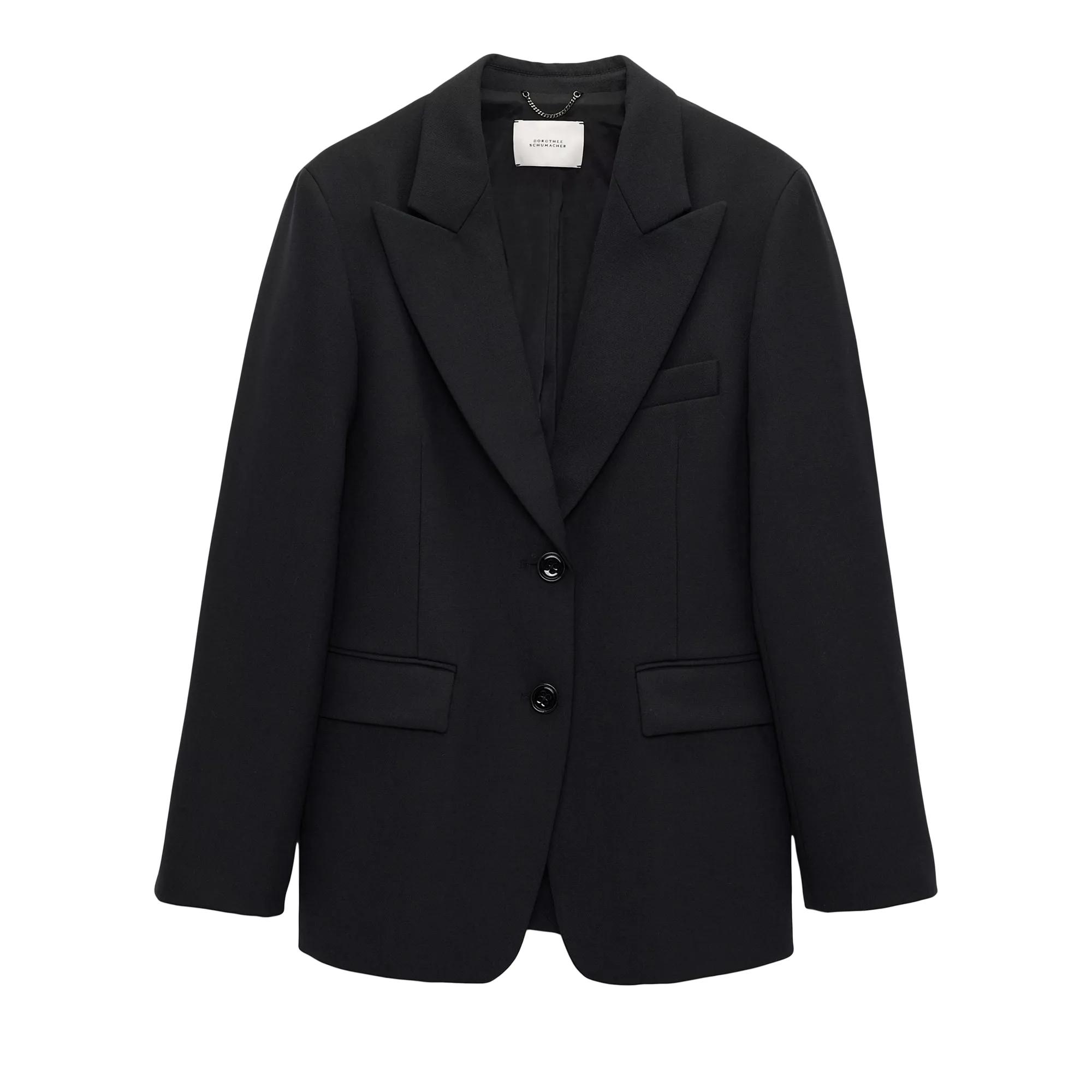 Dorothee Schumacher - STRIKING COOLNESS Blazer - Größe 4 - schwarz