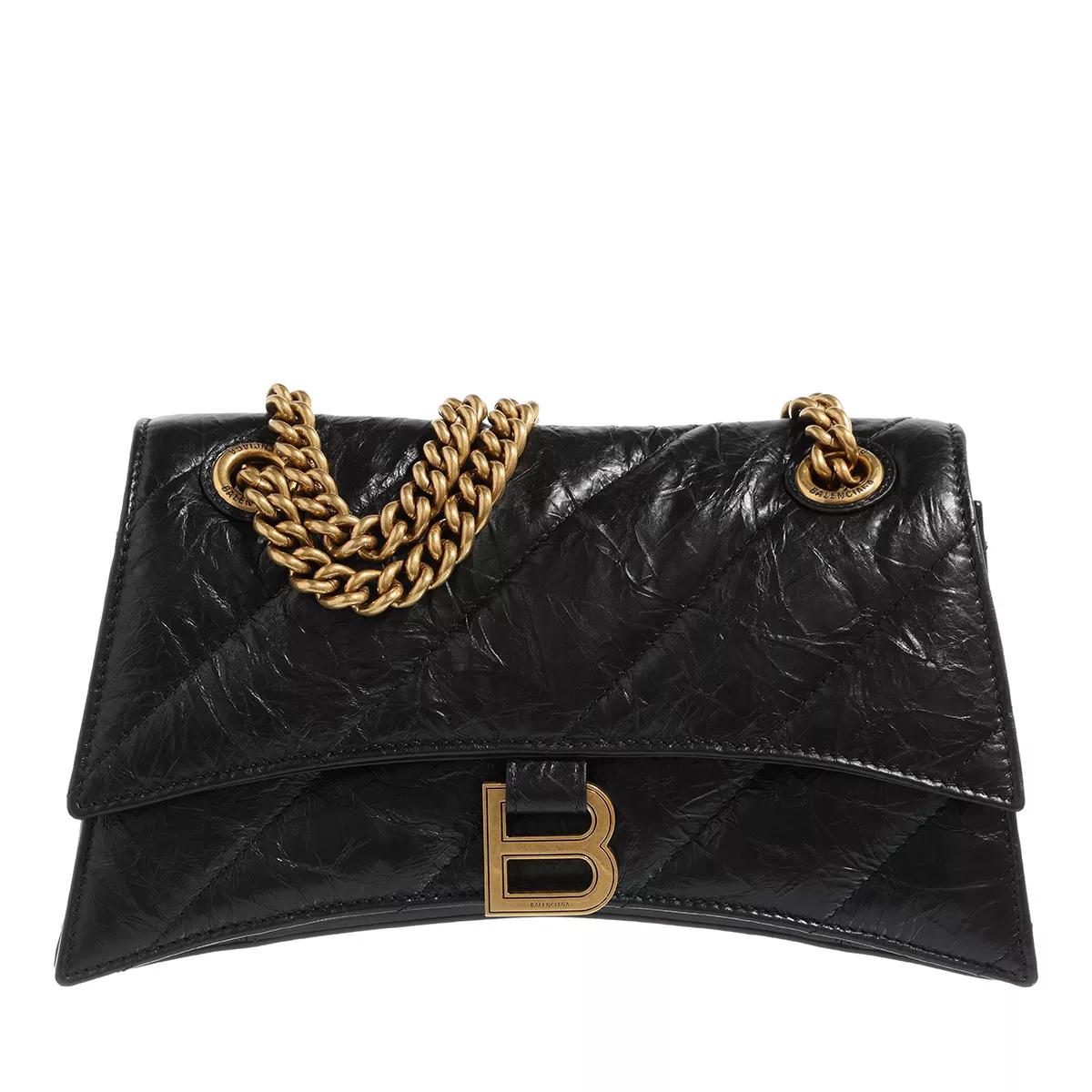 Balenciaga Crossbody Bags - Crush Small Bag With Chain Quilted - Gr. unisize - in Schwarz - für Damen