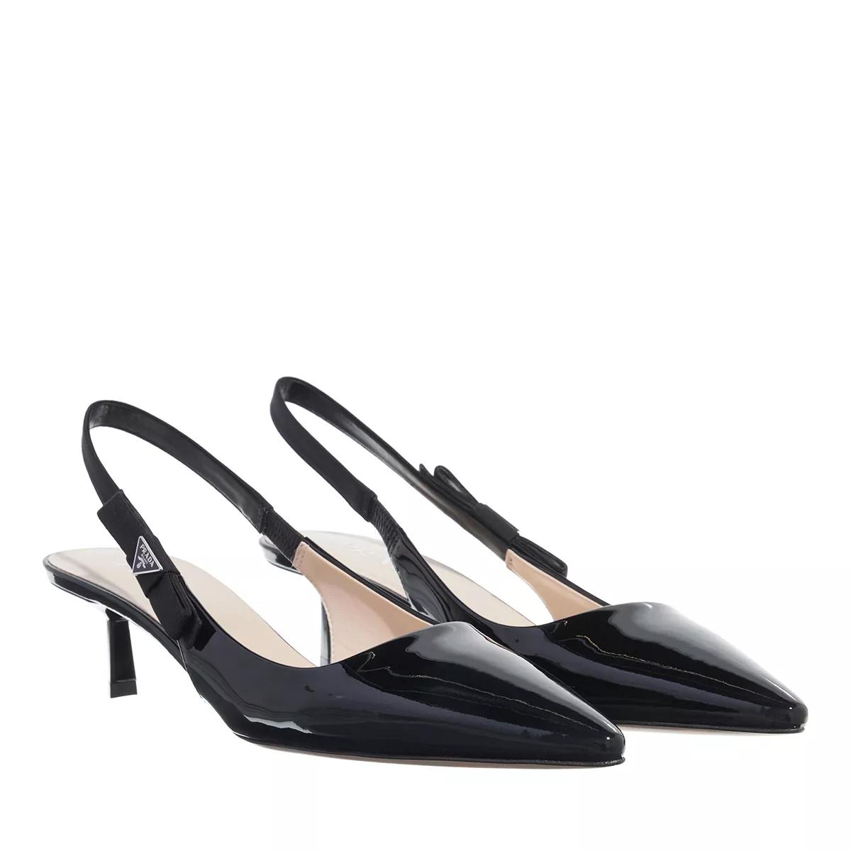 Prada Patent Leather Pumps - Black Pumps, Shoes - PRA947664