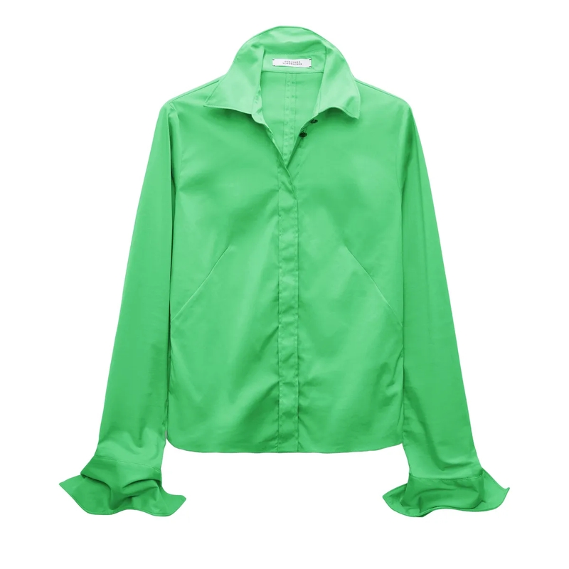 Dorothee Schumacher Bluse POPLIN LOVE blouse wasabi