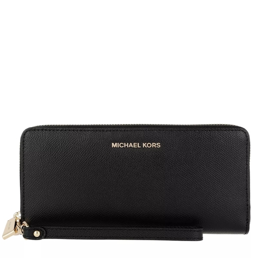 MICHAEL Michael Kors Travel Continental Wallet Black Portefeuille continental
