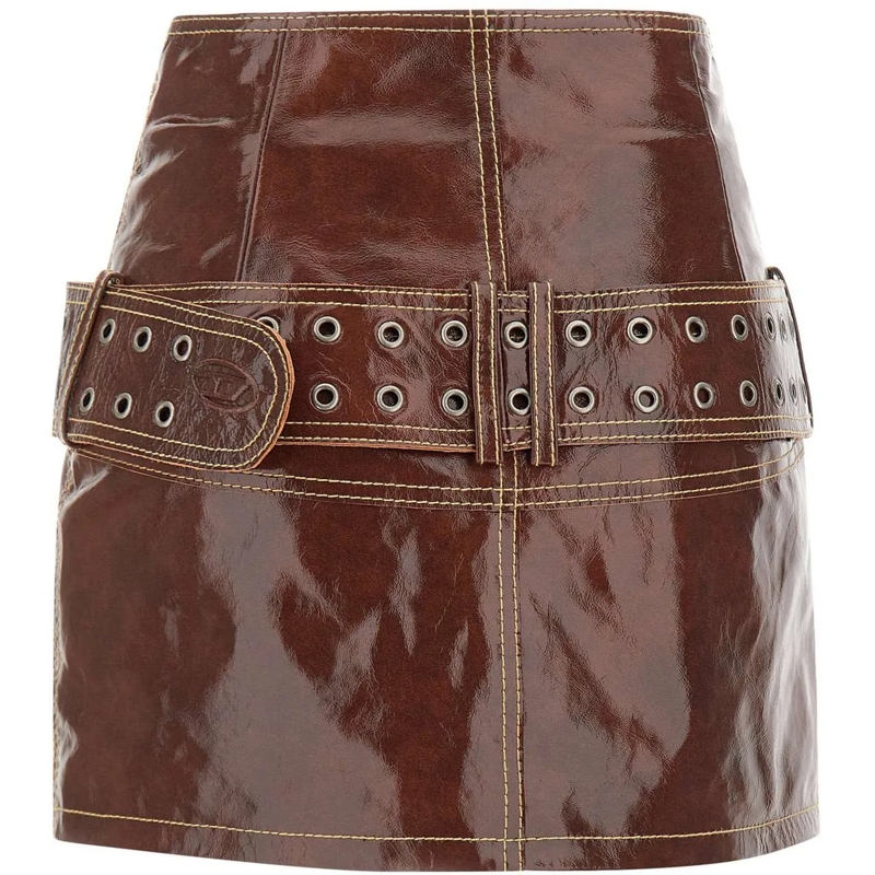 Diesel Minijupe Skirts Brown braun(Image 3)