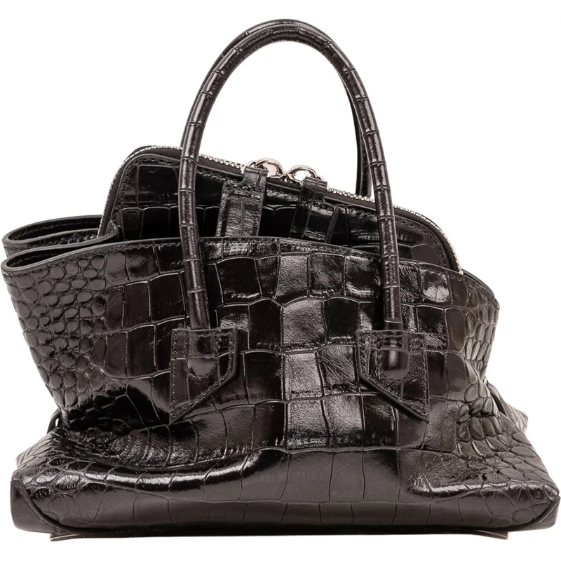 The Attico Tote Borsa La Passeggiata Mini schwarz