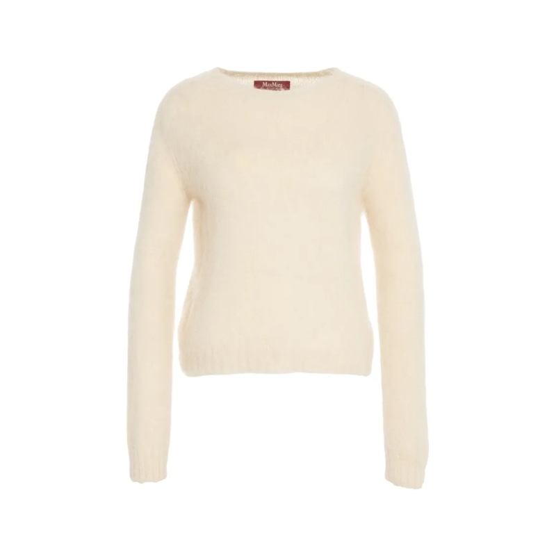 Max Mara Trui Mohair Blend Sweater Neutrals