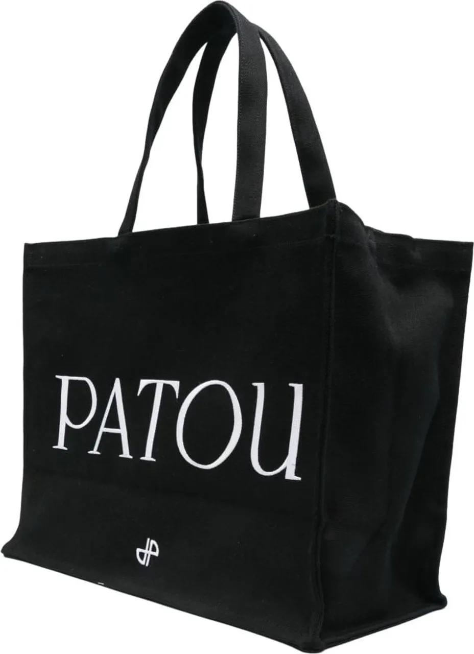 Patou Hobo bags Black in zwart