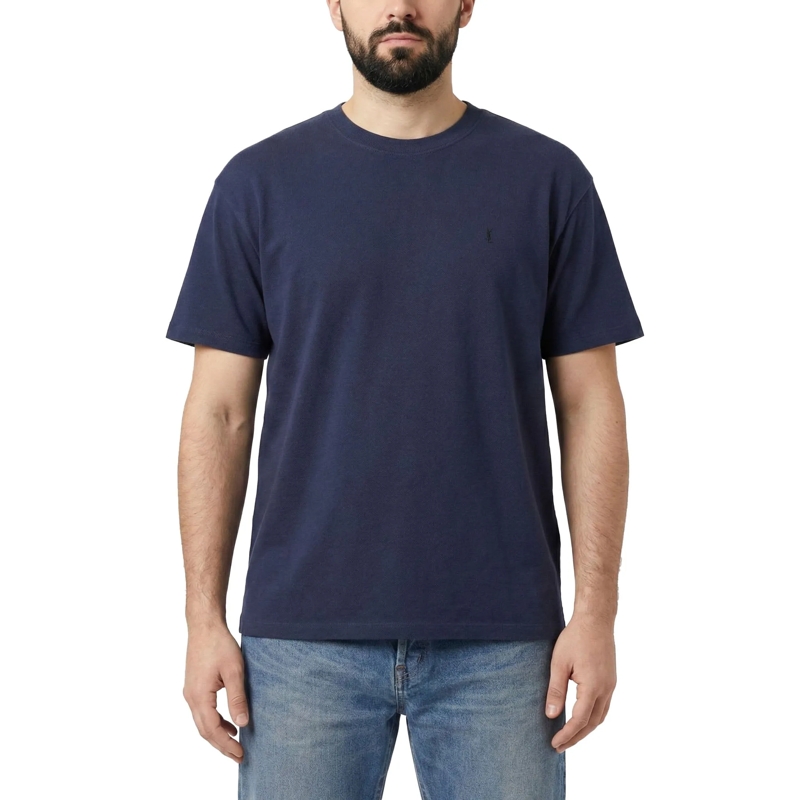 Saint Laurent T-Shirt T-Shirt mit Logo blau(Image 2)