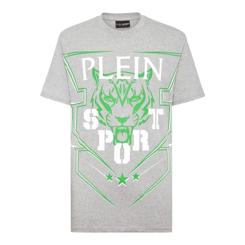 Plein Sport T-Shirt T-Shirt Tiger grau
