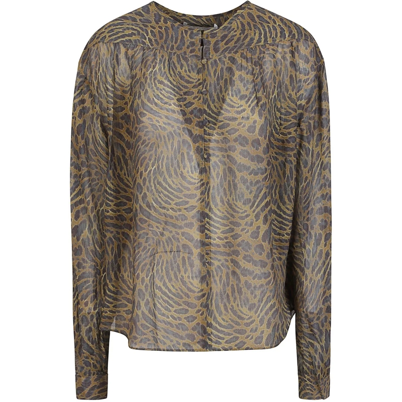 Iro Bluse Cyriel Top Brown braun