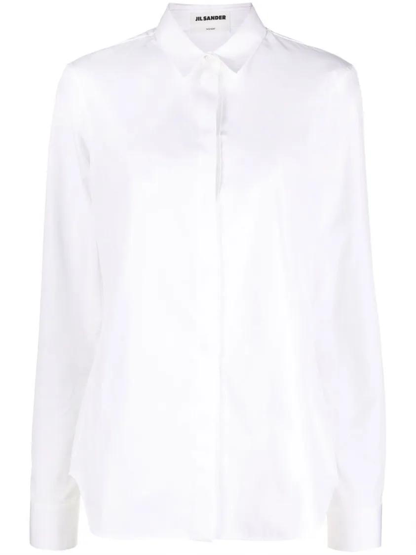Thumbnail - Jil Sander - `Monday` Shirt - Größe 38 - weiß