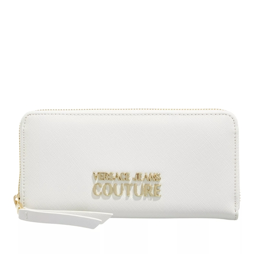 Versace Jeans Couture Thelma White Portemonnaie mit Zip-Around-Reißverschluss
