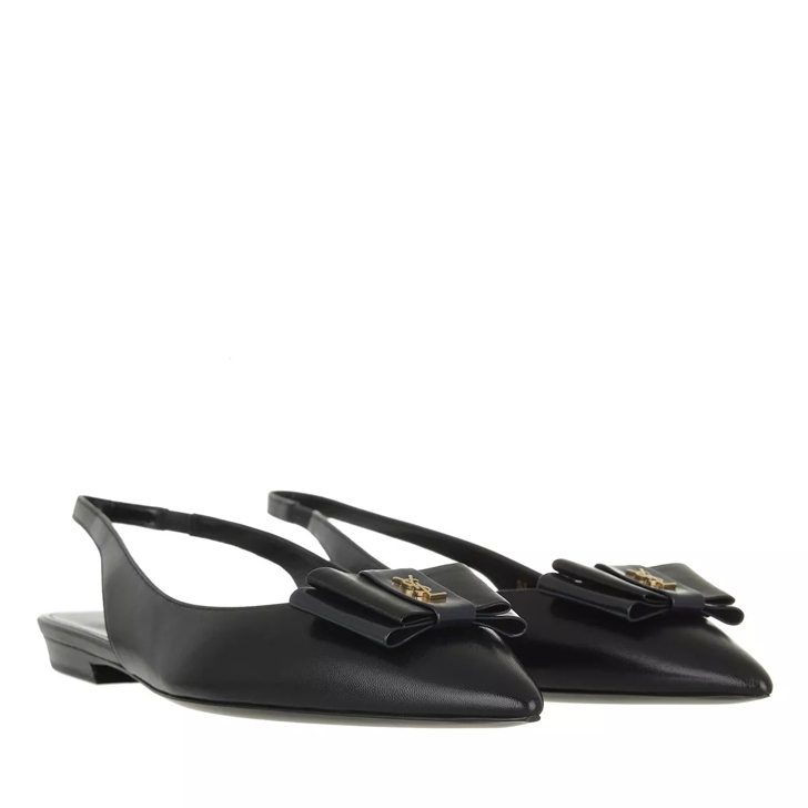 Saint Laurent YSL Pumps Black Ballerina Slipper