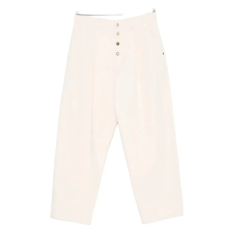 Moschino Pantalon Tailored Trousers With Straight Leg Cut Red
