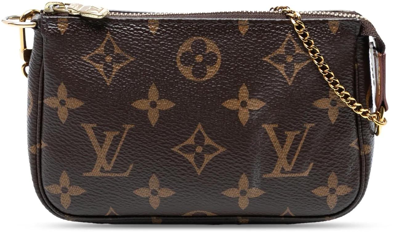 Louis Vuitton Crossbody Bags - Monogram Mini Pochette Accessoires - Gr. unisize - in Braun - für Damen