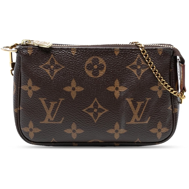 Louis Vuitton Tote Monogram Mini Pochette Accessoires braun