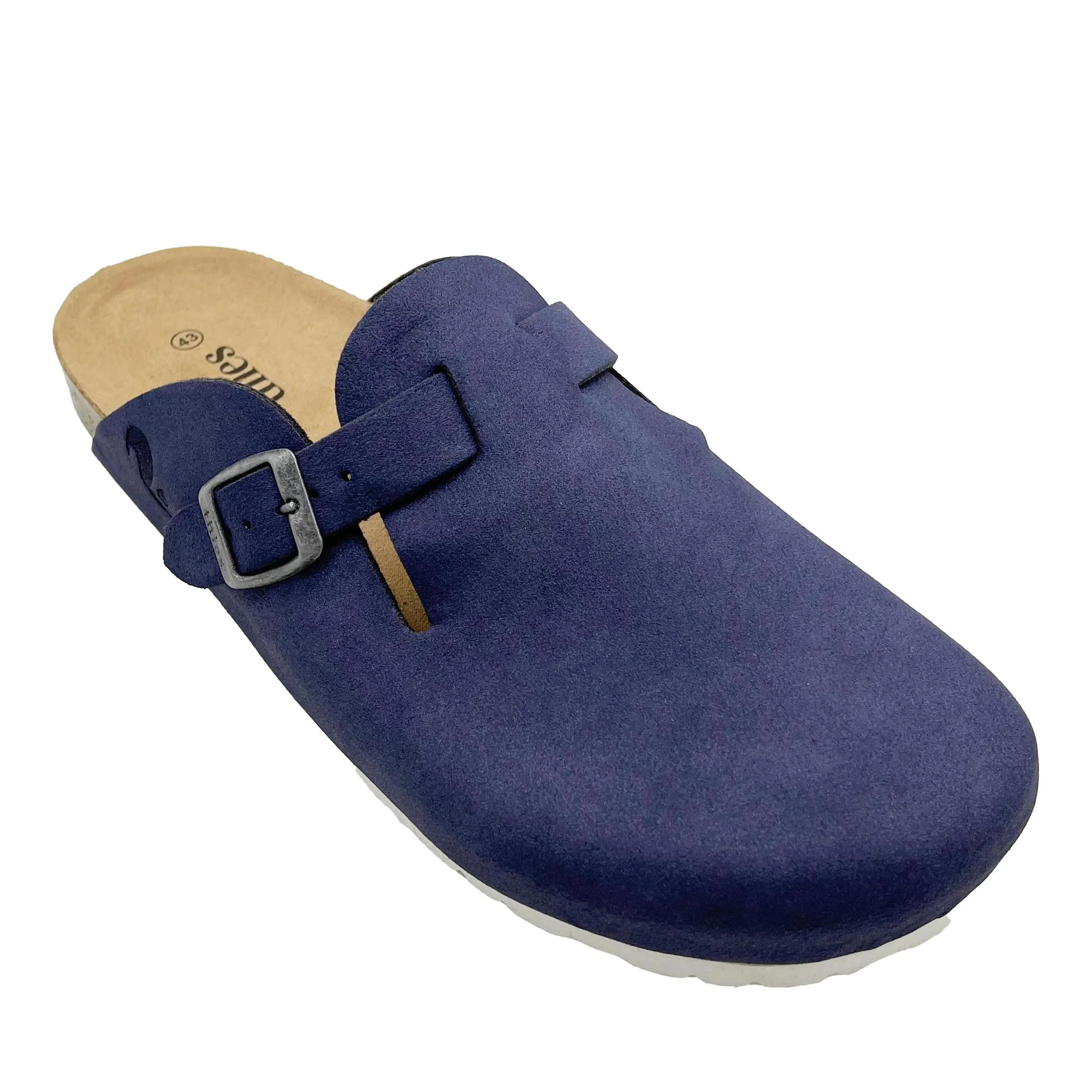 thies Sneakers - thies 1856 ® Eco Bio Clog vegan ocean Men (W/M/X) - Gr. 48 - in Blau - für Damen