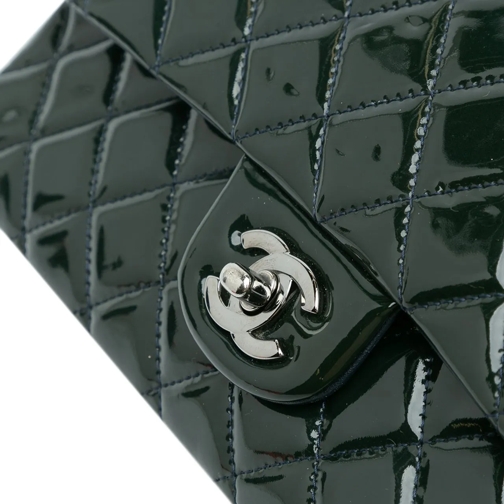 Chanel Sac à bandoulière 2014 Medium Classic Patent Double Flap blau (Image 2)