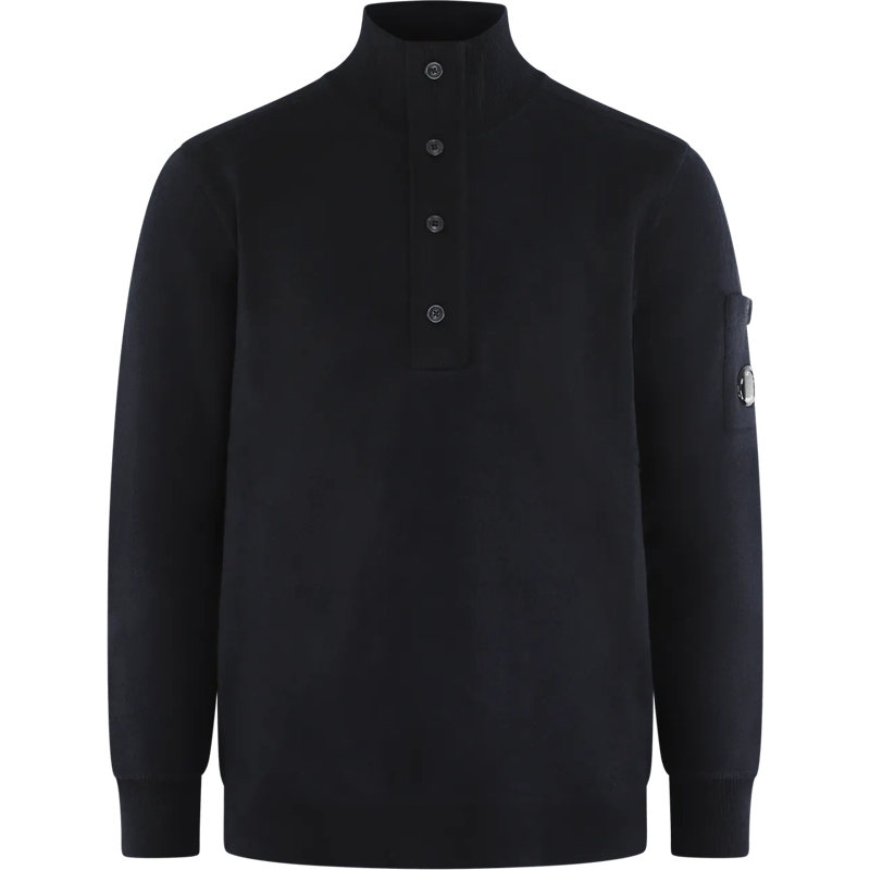 CP Company Polo shirt Heren Knitwear - Polo Collar blau