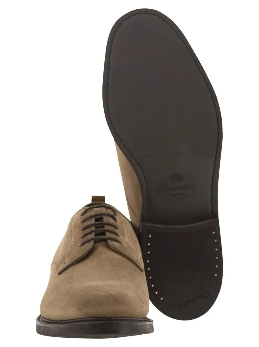 Thumbnail - Suede Lace-Up Shoes - Gr. 7_5 - in Braun