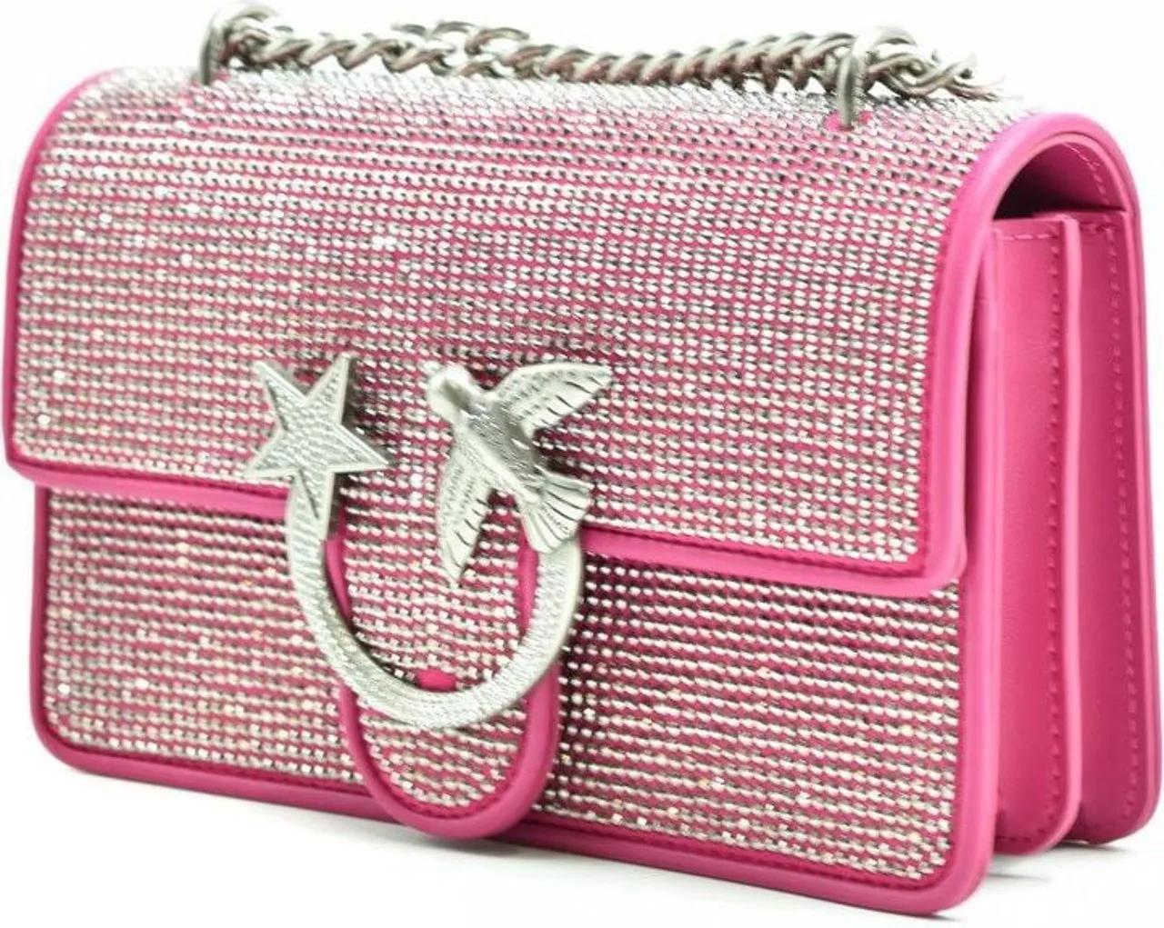 pinko Crossbody bags Shoulder Bags Pink in poeder roze
