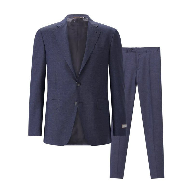 Canali Anzugkombination Zweiteiliger Anzug Kei dunkelblau