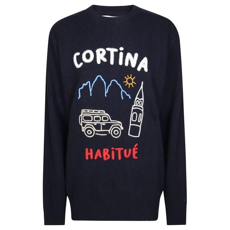 Mc2 Saint Barth Trui Gc Cortina Draw Jersey Black