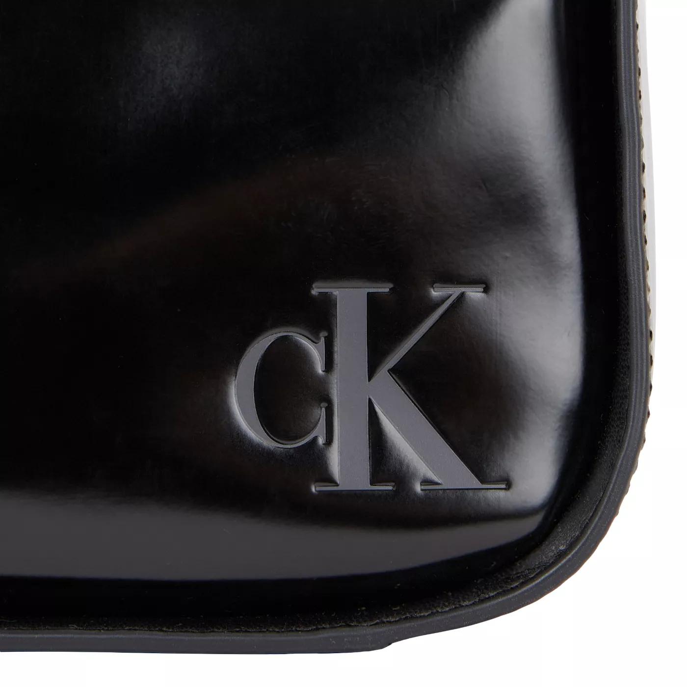 Calvin Klein Crossbody bags Block Bucket19 Schwarze Handtasche K6 in zwart