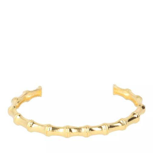 LOTT.gioielli CL Bangle Vintage Bamboe Small Gold Manchette