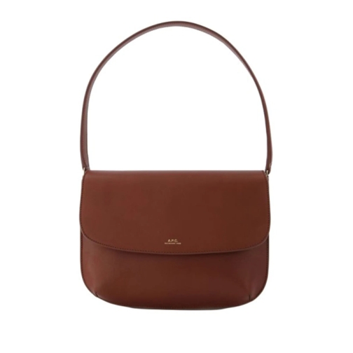 A.P.C. Schultertasche Sarah Shoulder Bag - Leather - Hazelnut Brown