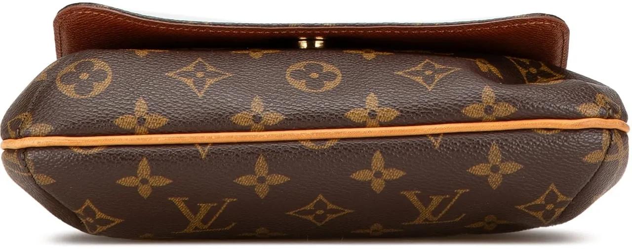 Louis Vuitton Shoppers Monogram Musette Salsa Short Strap in bruin