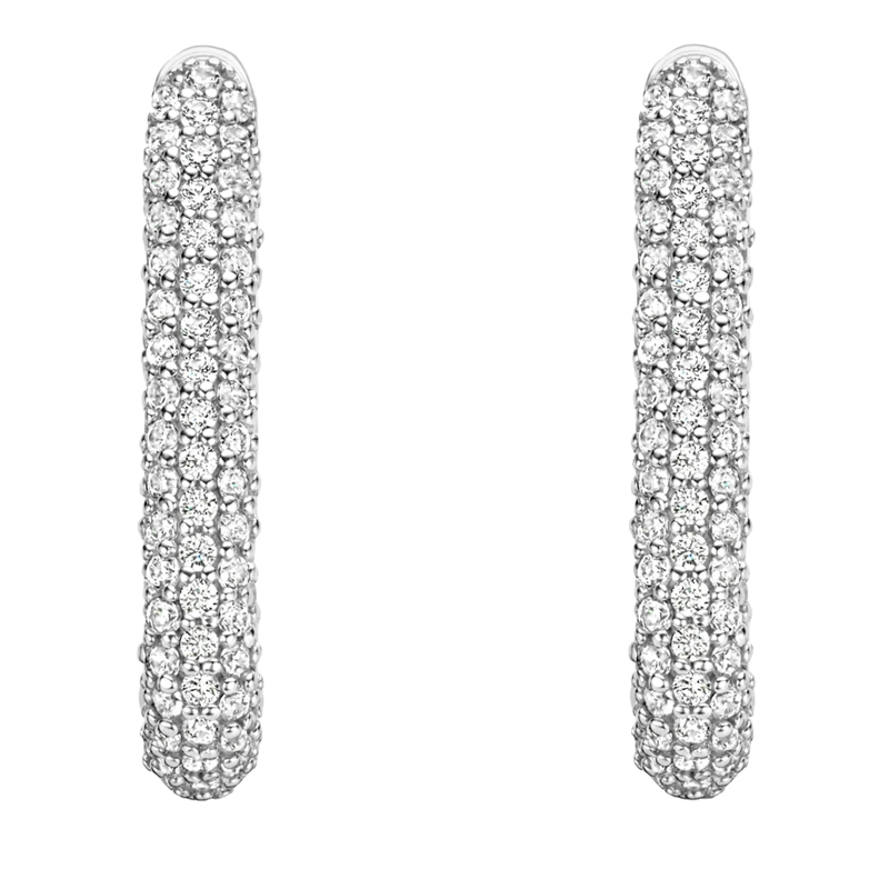 Ti Sento Ohrstecker 925er Sterlingsilber The Classic Creole silber(Image 2)