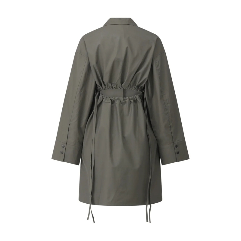 Samsøe Samsøe Minikleid Blusenkleid Sacata Graugrün(Image 3)