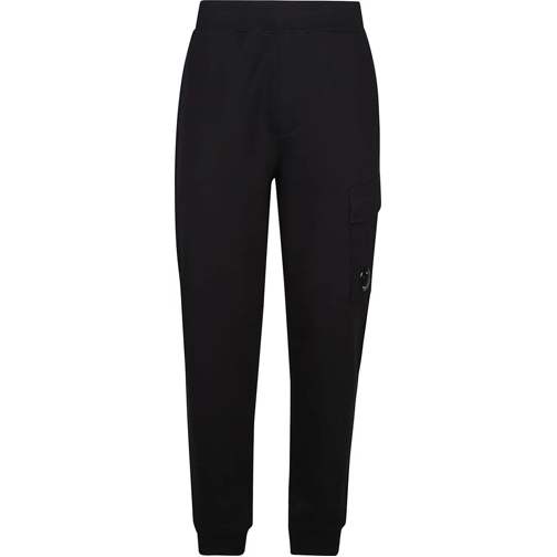 CP Company Freizeithosen Diagonal Raised Cargo Pant Black schwarz