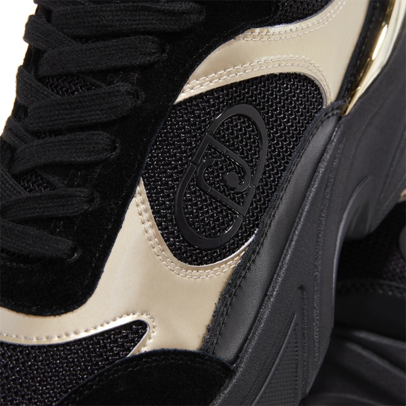 LIU JO Low-Top-Sneaker LJ01 01 Black/Light Gold(Image 5)