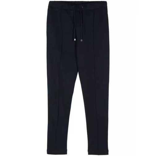 Peserico Raised-Seam Track Pants Blue 