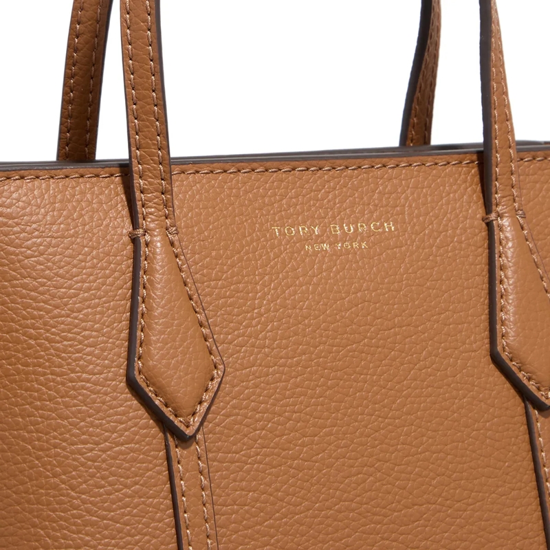 Tory Burch Tote Perry Mini Tote Autumn Brown(Image 5)