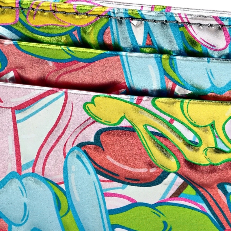 Philipp Plein Kartenhalter Kartenetui Bombing Graffiti bunt(Image 2)